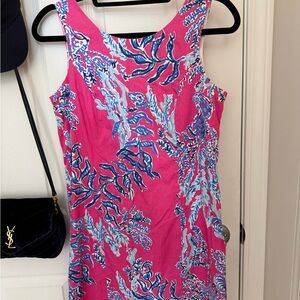 Lilly Pulitzer Pink and Blue Floral Dress